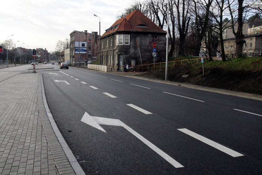 Trakt Św. Wojciecha na Oruni juz po remoncie