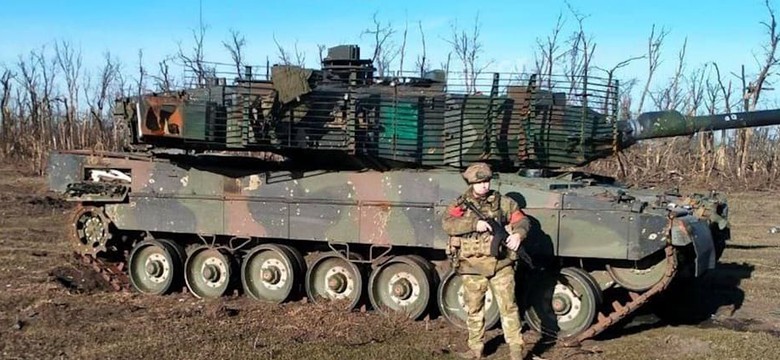 Smutny los zachodnich czołgów pod Awdiejewką. Leopard 2A6 w rękach Rosjan…