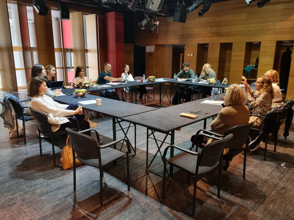 Prva proba predstave Vatre u JDP-u