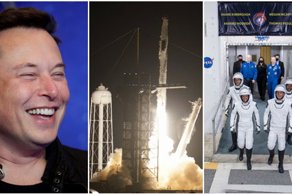 Udany start rakiety SpaceX z bazy NASA. Astronauci po raz pierwszy polecieli na orbitę w statku wykorzystanym w innej misji