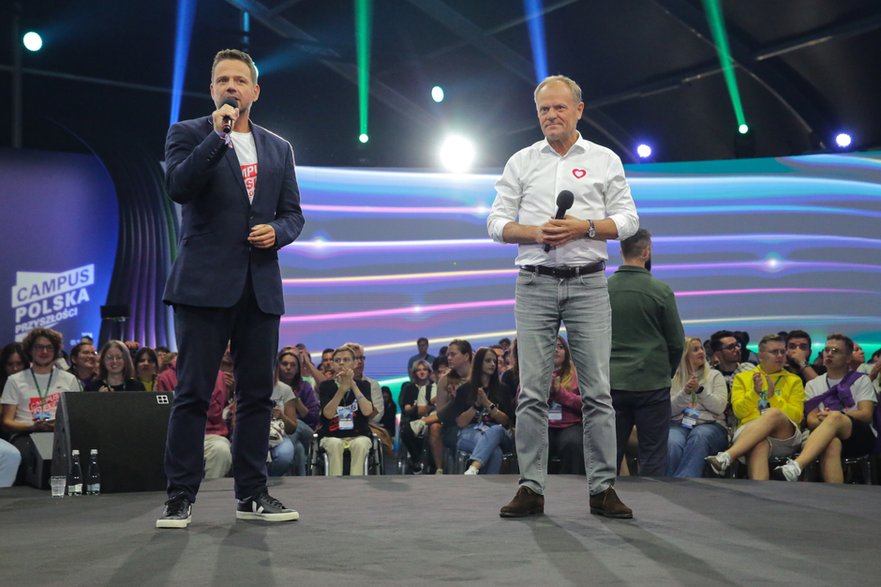 Rafał Trzaskowski i Donald Tusk