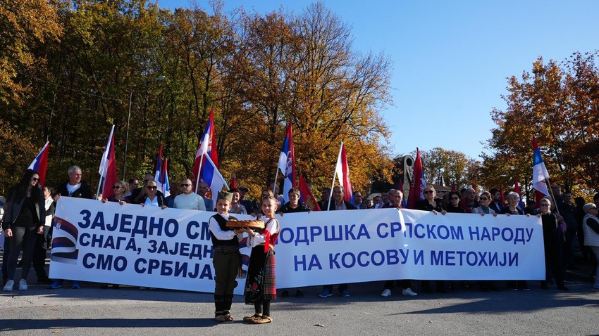 Srbi sa KiM u Gornjem Milanovcu