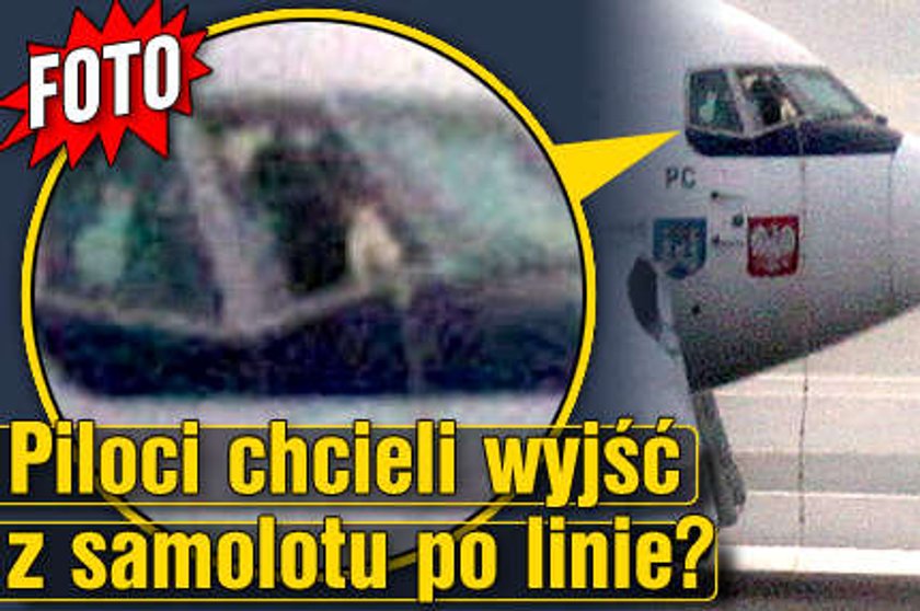 Piloci chcieli ewakuować się po linie? FOTO