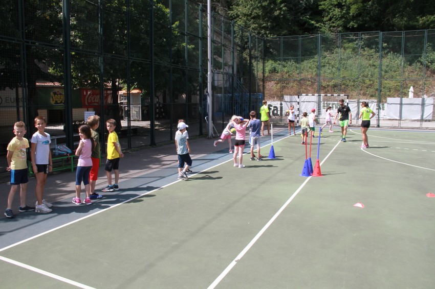 Obilazak letnjeg sportskog kampa u Rakovici.