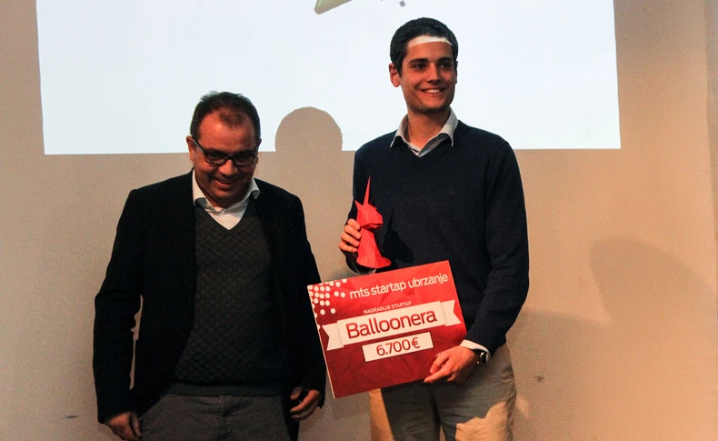 Nagradjeni tim Balloonera prvog mts startap ubrzanja