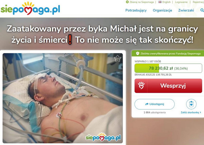 Nie żyje 24-letni Michał, którego zaatakował byk. W domu został pierścionek, który kupiła dla ukochanej