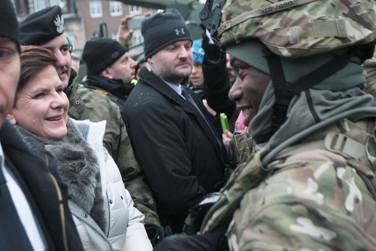 Powitanie żołnierzy