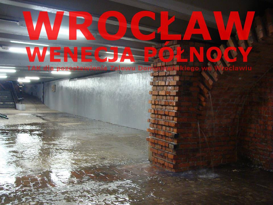 Wrocławianie śmieją się z awarii wodociągów