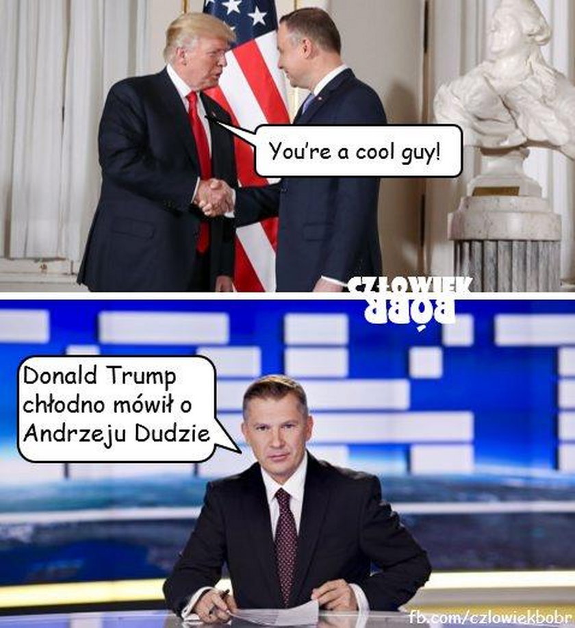 Donald Trump w Polsce. Najlepsze memy