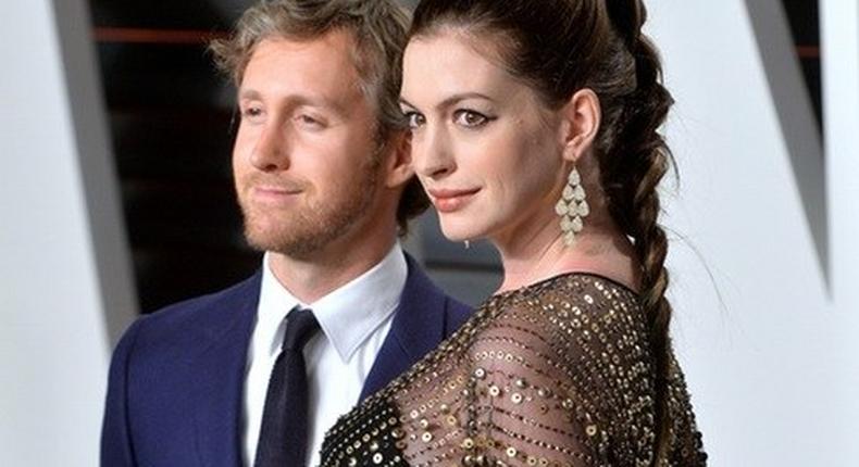 Anne Hathaway, husband welcome son