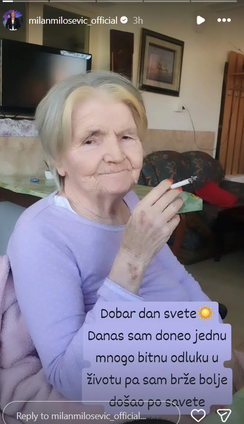 Milan Milošević izazvao buru objavom: "Danas sam doneo mnogo bitnu odluku"
