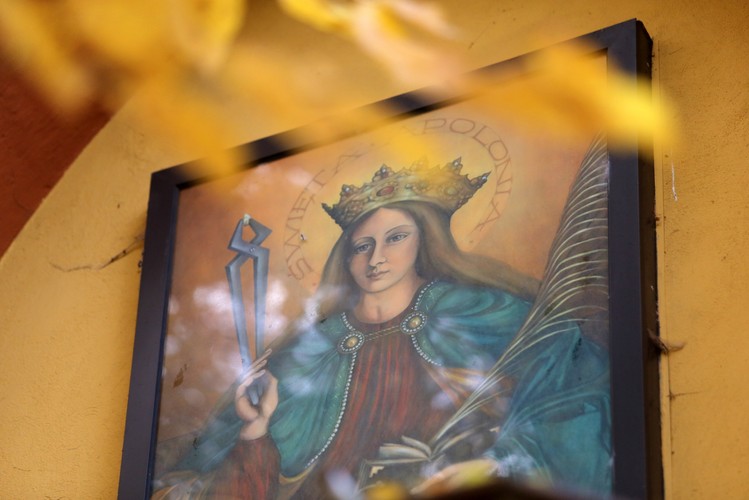 Obraz św. Apolonii, patronki stomatologow