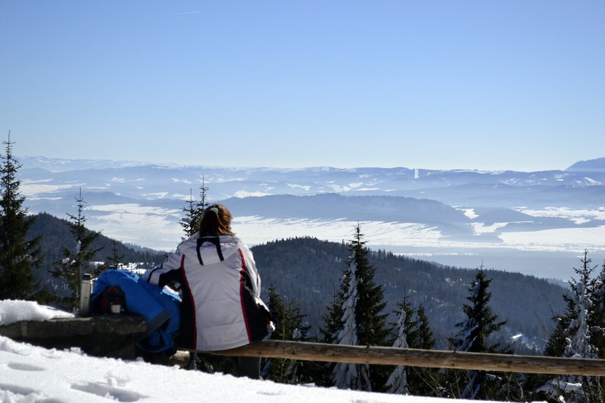 Turbacz, szczyt w Gorcach, Beskidy Zachodnie