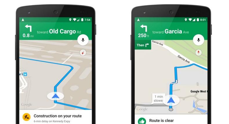 Google Maps Live Traffic Updates