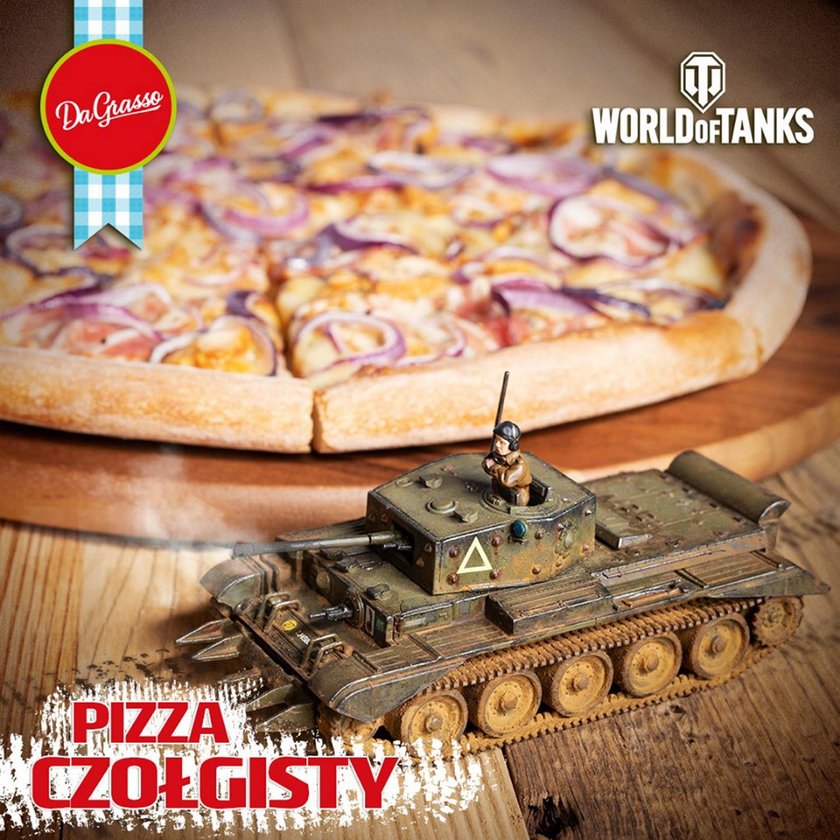 Pizza czołgisty z kuponem na czołg!