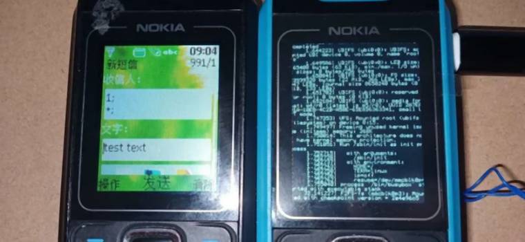 Nokia 1680 jako komputer z Linuxem? Tak wygląda fanowska przeróbka klasycznego telefonu