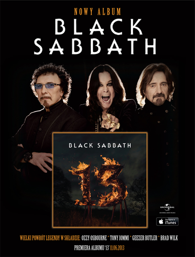 Black Sabbath po 40 latach znów jest na szczycie