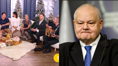 Niespodzianka prezenterów "DDTVN". Zaśpiewali świąteczną piosenkę o Adamie Glapińskim