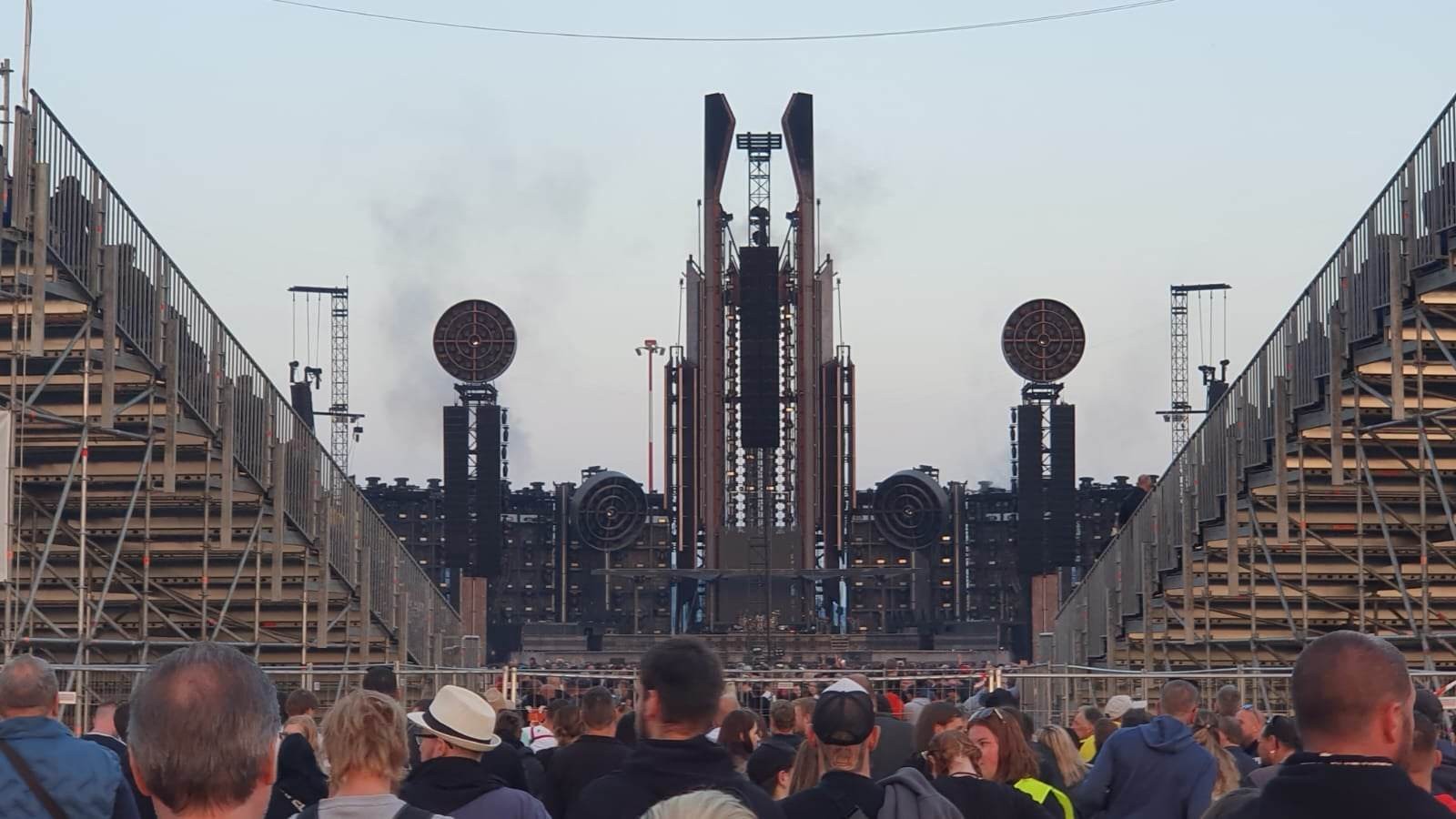 Koncert skupiny Rammstein na Slovensku.