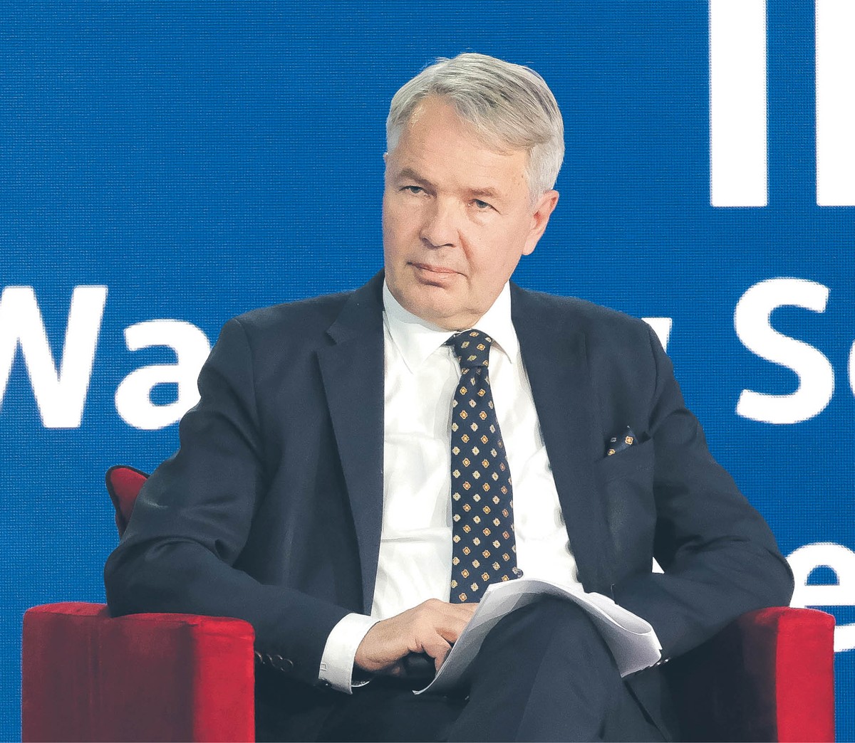 Pekka Haavisto, minister spraw zagranicznych Finlandii