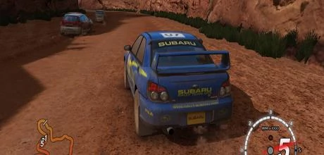 Screen z gry "Sega Rally"