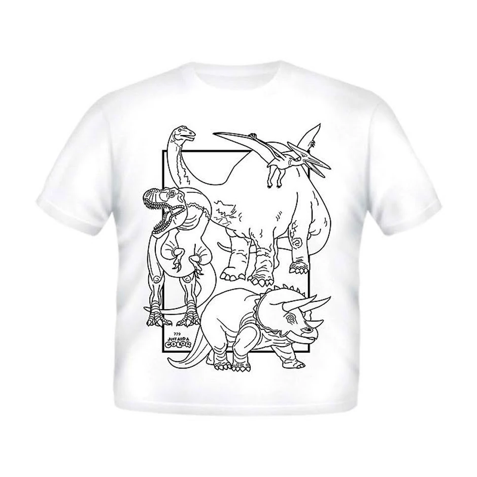 Just Add A Color Majica Dinosaurs 779