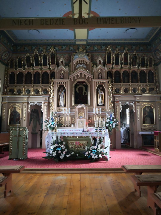Cerkiew w Mochnaczce - wnętrze