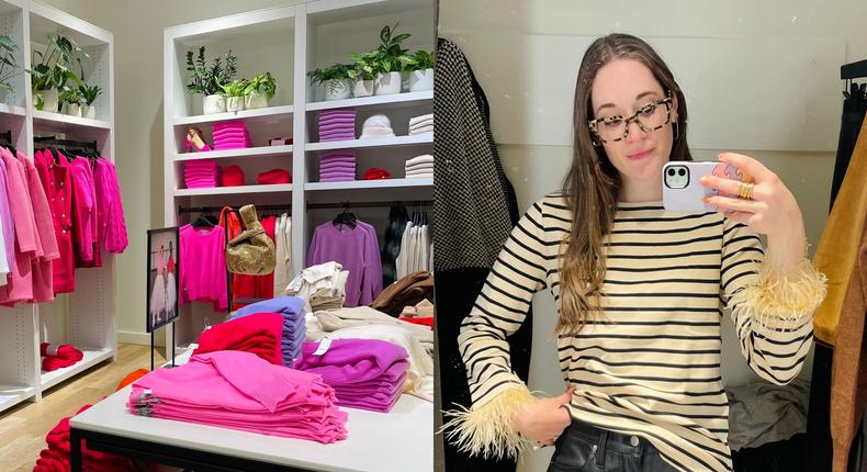The author compared Banana Republic and J. Crew stores.Jennifer Ortakales Dawkins/Business Insider