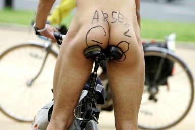 BRITAIN-NAKED BIKE RIDE