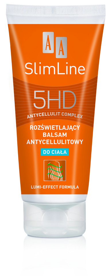 SlimLine 5HD, Rozświetlający balsam antycellulitowy - AA