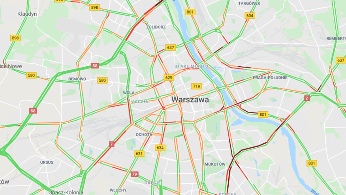 Warszawa: Awaria sieci ciepłowniczej. Ogromne utrudnienia w ruchu