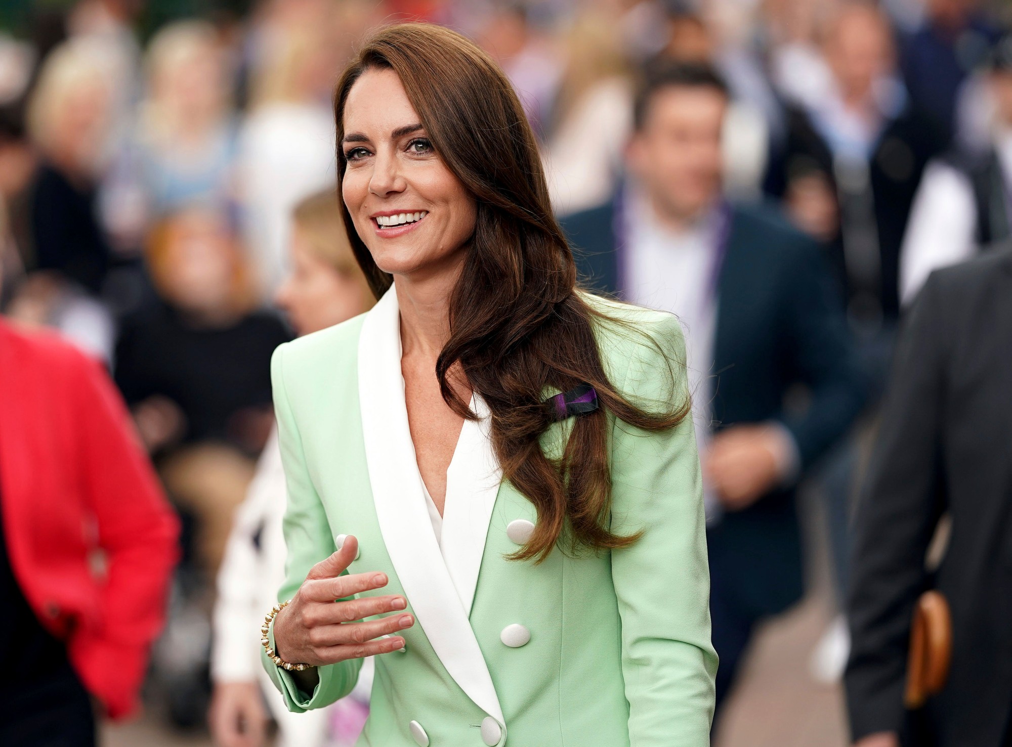 Federerovcom robila spoločnosť princezná Kate.