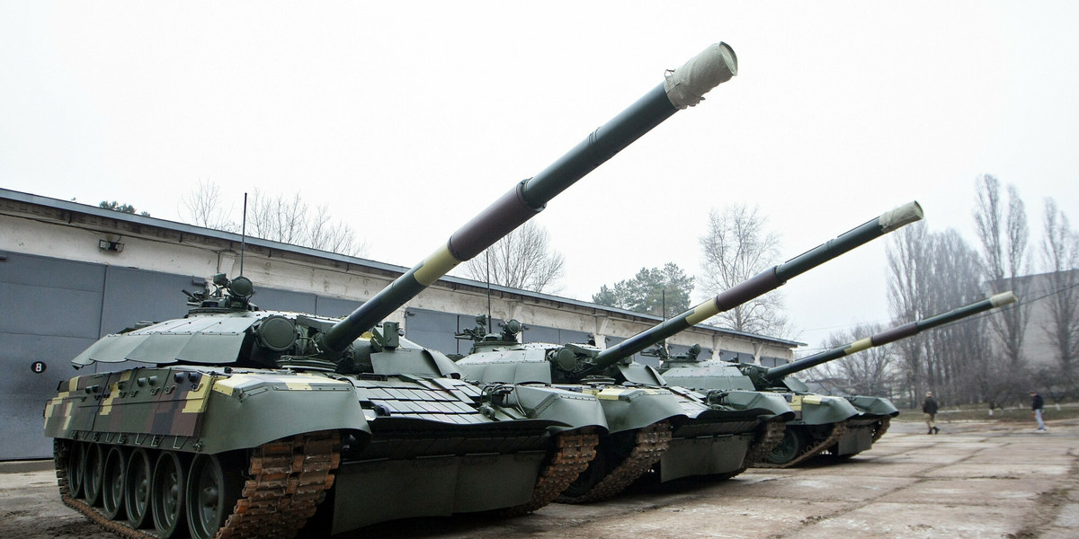 Ukraińska armia korzysta głównie z czołgów T-72