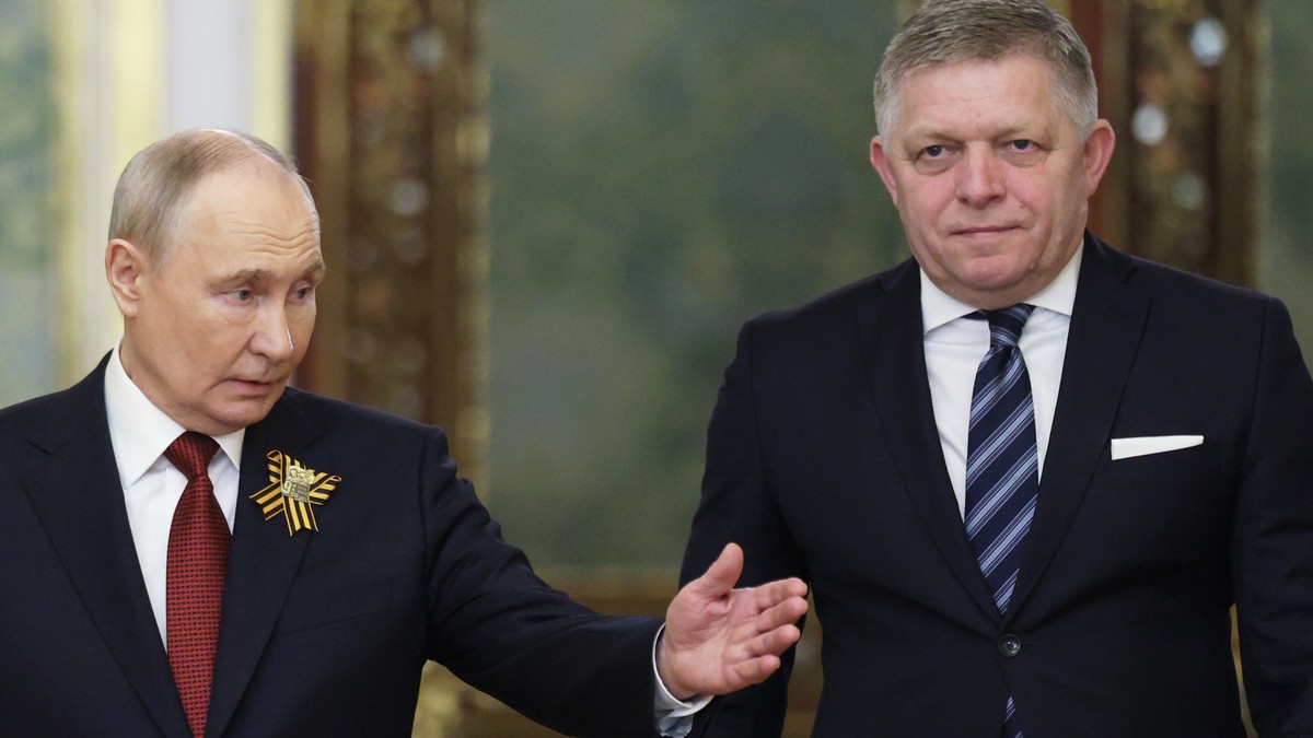 Vladimir Putin i Rober Fico u Kremlju