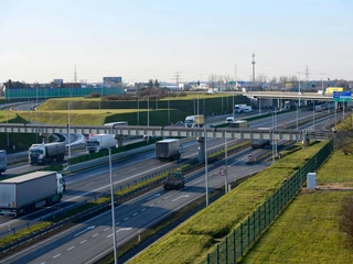 Autostrada A2 na wysokości Poznania