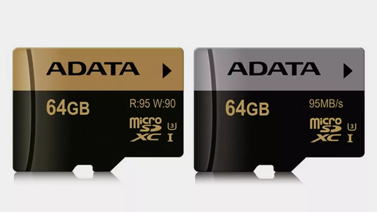 ADATA wypuszcza nowe karty microSD