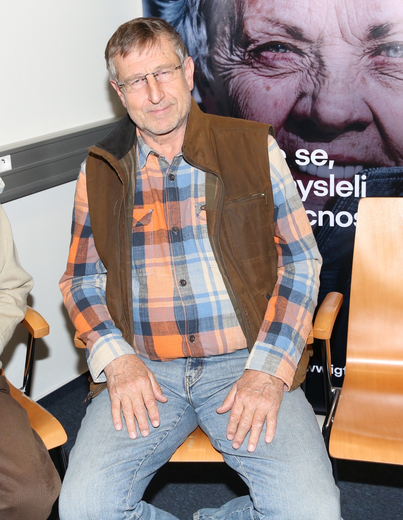 Český herec Václav Vydra.