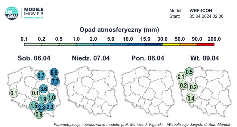 Opady na kilka dni niemal zupełnie zanikną