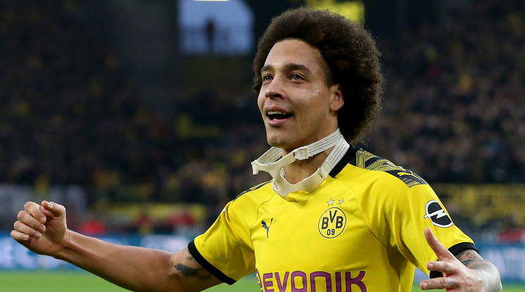 Axel Witsel és felesége Szabó Raffaella harmadjára is szülők lettek / Fotó: Northfoto