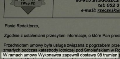 Dowód na przekręt ze smoleńskimi trumnami?