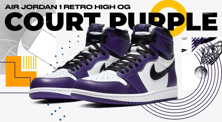 Air Jordan 1 Retro High OG Court Purple