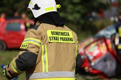 Spłonął samochód w centrum Olsztyna. W aucie znaleziono spalone zwłoki