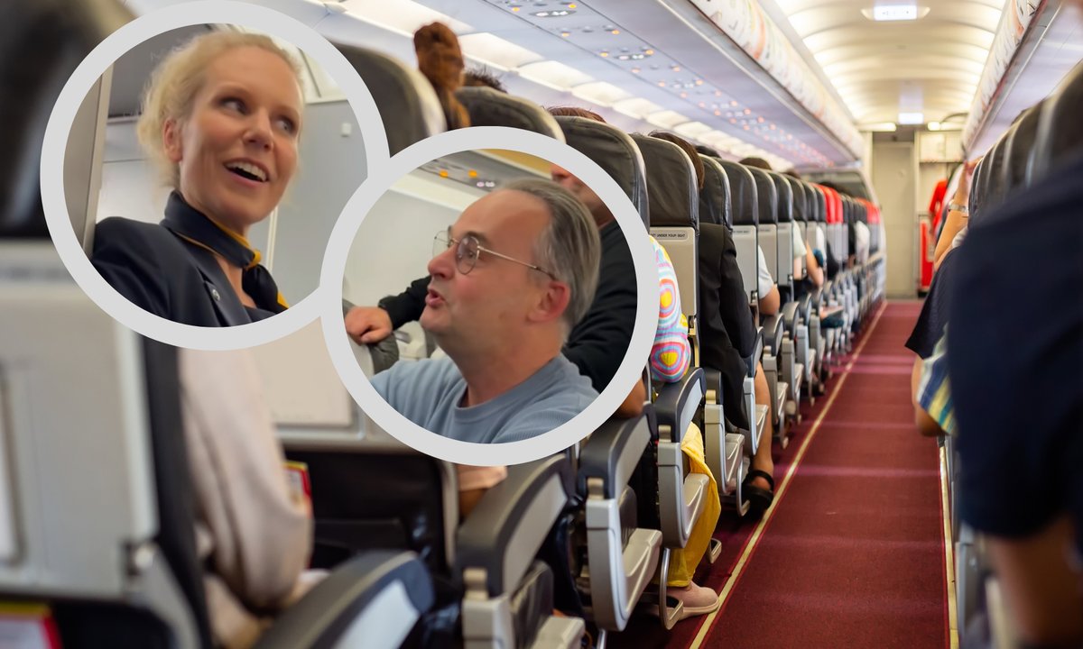 Niebywałe sceny w samolocie. Oto co zrobili kabareciarze z Polski [wideo]
