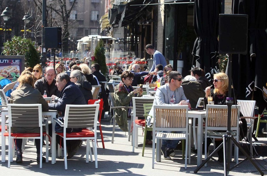 Krcati kafići u centru grada