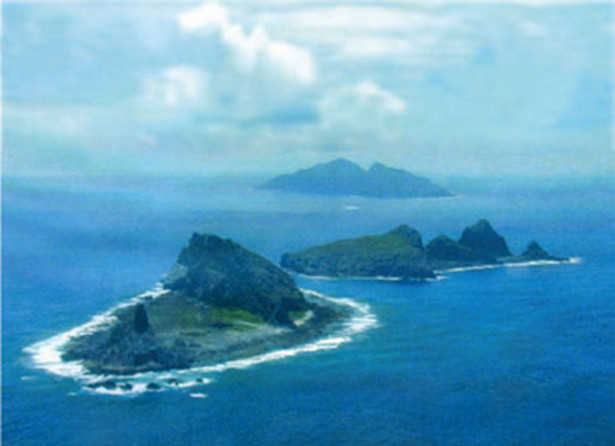 Wyspy Senkaku, zdjęcie lotnicze