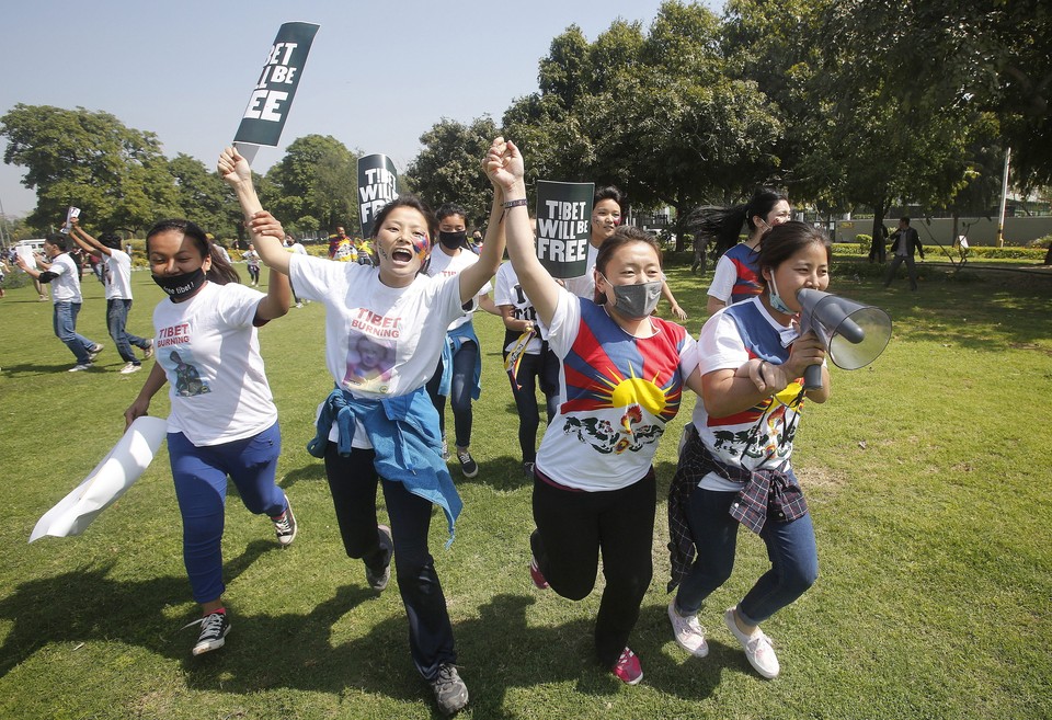 INDIA TIBETAN UPRISING DAY	 (Tibetan activists in India)