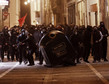 Protest i zamieszki w Pampelunie