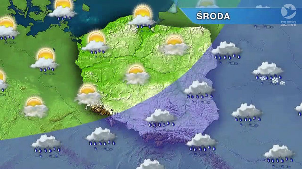 Środa deszczowa w całej Polsce. Temperatura od 5 do 9 stopni. PROGNOZA POGODY