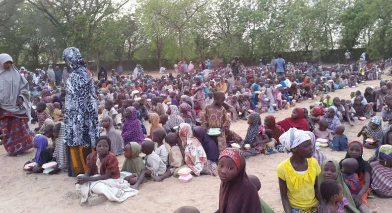 Some Internally Displaced Persons in January 2019 accused Bauchi state government officials of diverting the food items meant for them. (Daily Post)