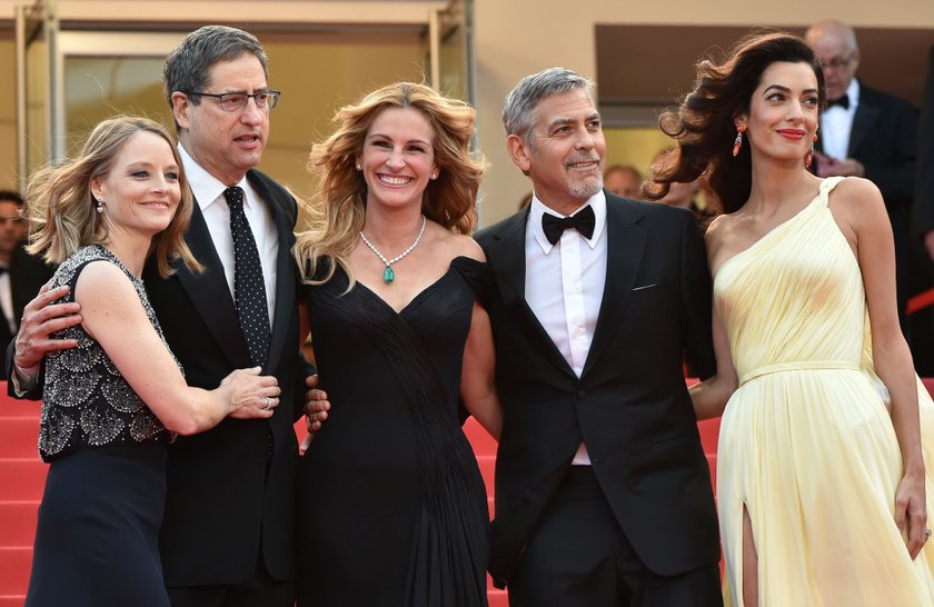 Jodie Foster, Julia Roberts, George Clooney i Amal Clooney